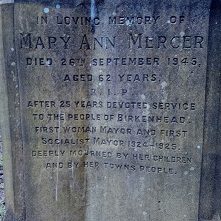 mary's gravestone